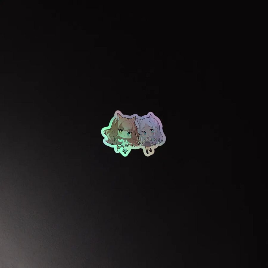 Peach x Morii Holographic Sticker product image (2)