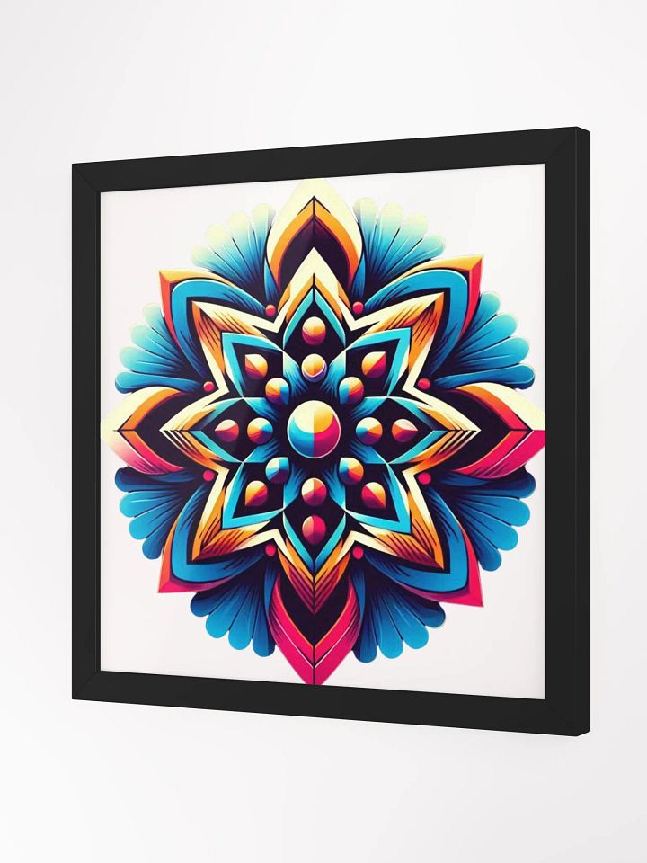 Vibrant Mandala Symmetry Poster product image (2)