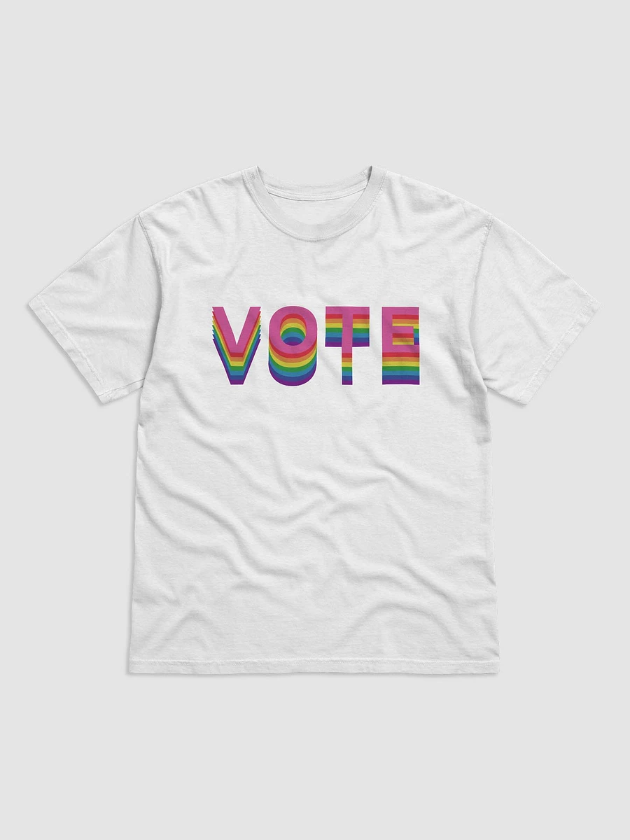 VOTE Stacked (8-Color Rainbow) - T-Shirt product image (1)