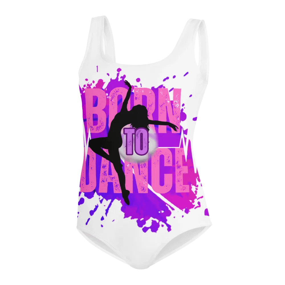 Born to Dance Her Silhouette Rhythmic Reverie Youth Swimsuit product image (7)