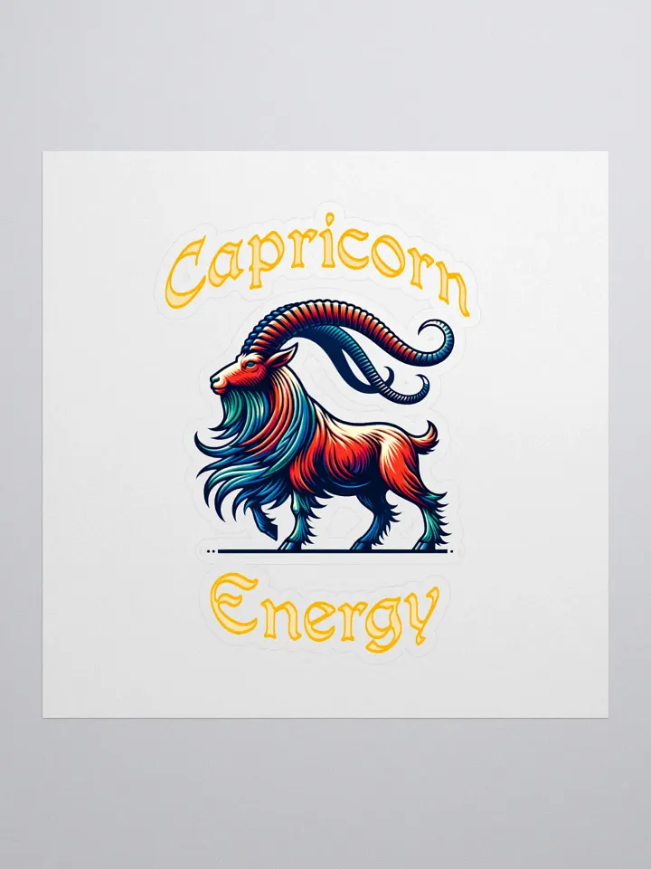 Zodiac Sign Capricorn Energy Sticker product image (1)