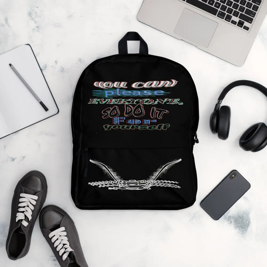 You Can't Please Everyone, So Do It For Yourself - Black - Backpack product image (12)
