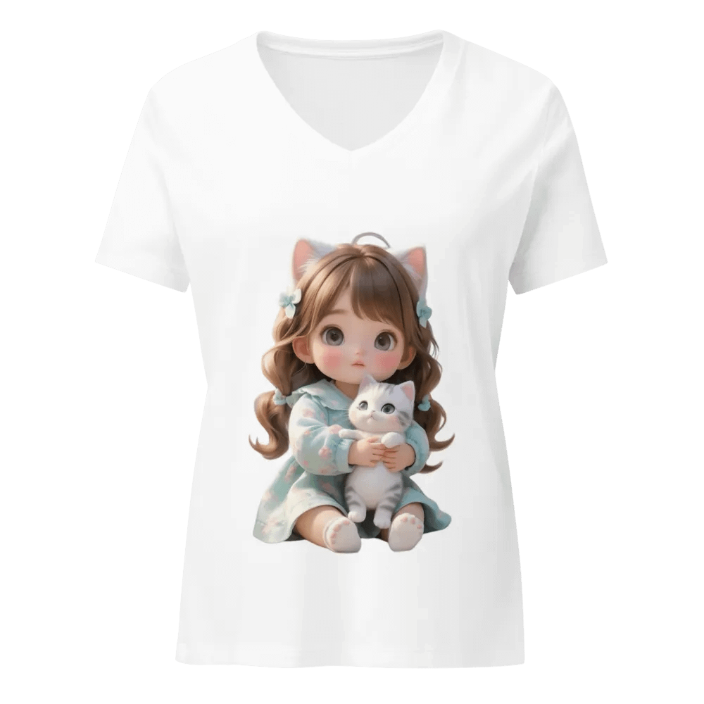 Bella+Canvas Women's Relaxed V-Neck T-Shirt product image (1)