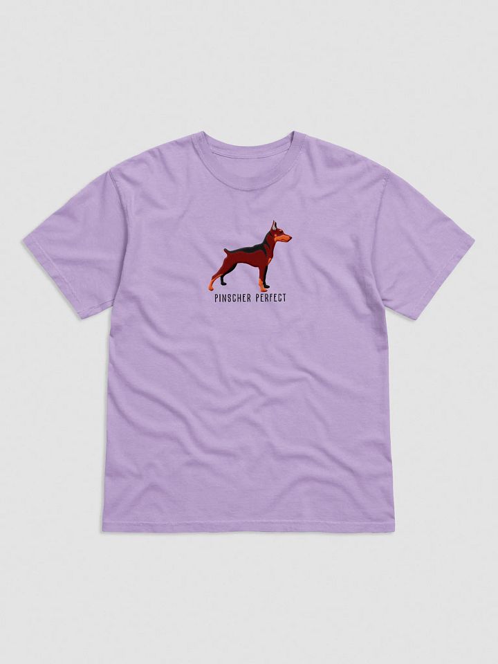 Pinscher Perfect T-Shirt(Embroidered) of a Mini Pinscher(Red & Tan) product image (33)