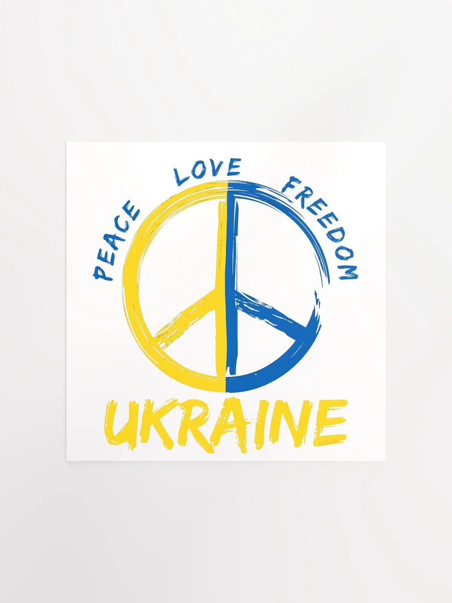 PEACE LOVE FREEDOM UKRAINE product image (5)