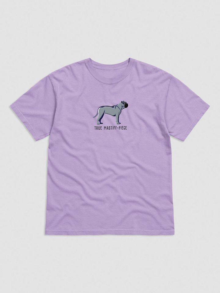 True Mastiff-Piece T-Shirt(Embroidered) of an English Mastiff(Blue) product image (33)