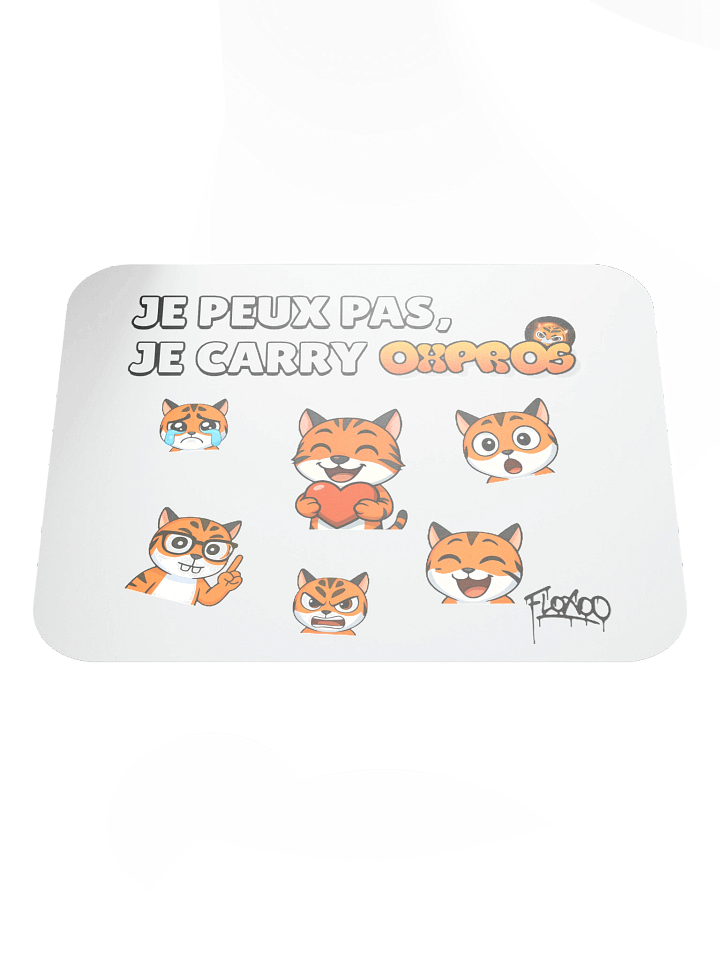 Tapis de souris "Je peux pas je carry Oxpros" product image (2)
