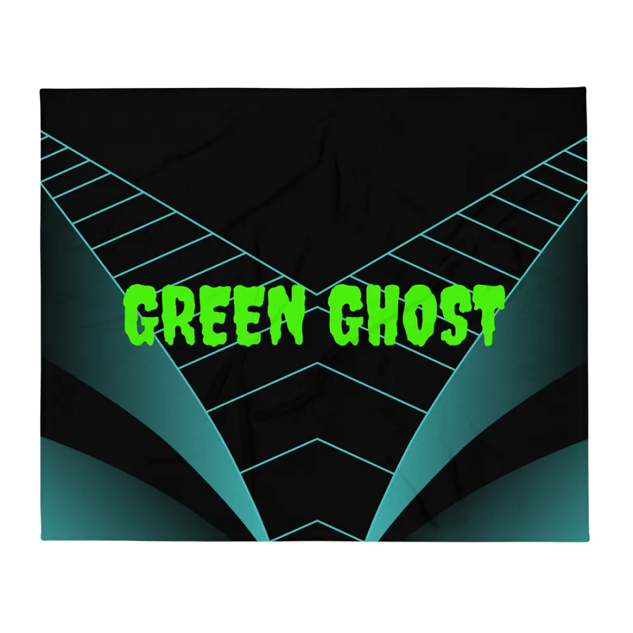 SOFT FLUFFY GREEN GHOST BLANKET product image (2)