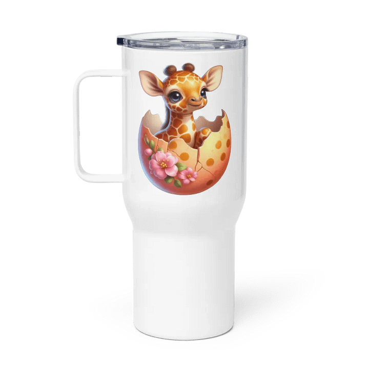 Giraffe Easter Egg - Travel Mug w/ Handle product image (1)