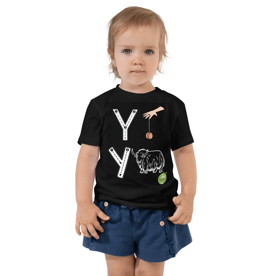 JoBeth Design  Black  Yy Toddler T-Shirt👚 product image (1)