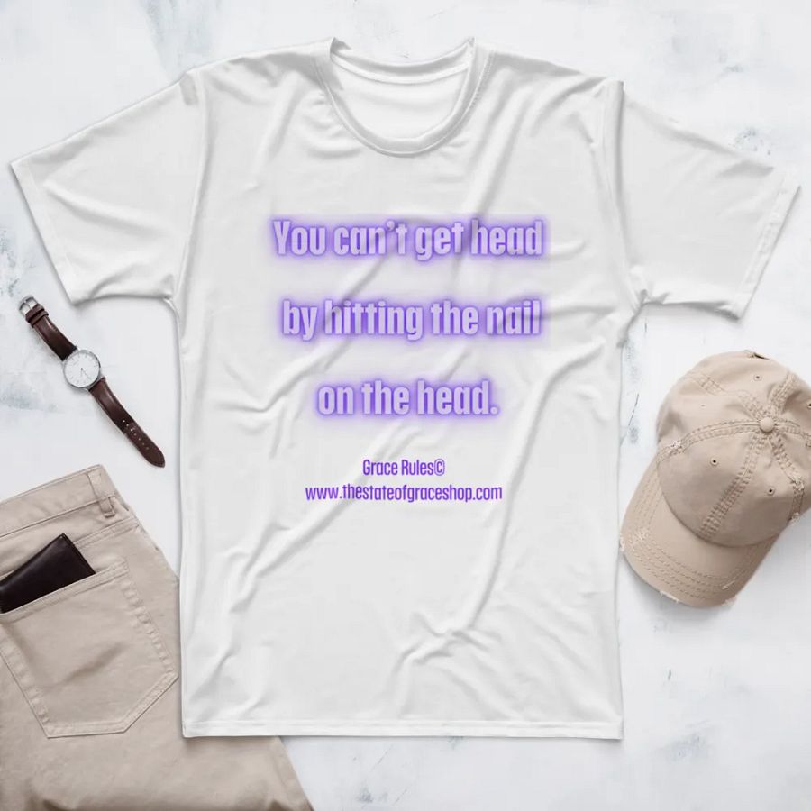 FUNNY TEES 4 U FOR MEN - “You can’t get head by hitting the nail on the head.” product image (7)