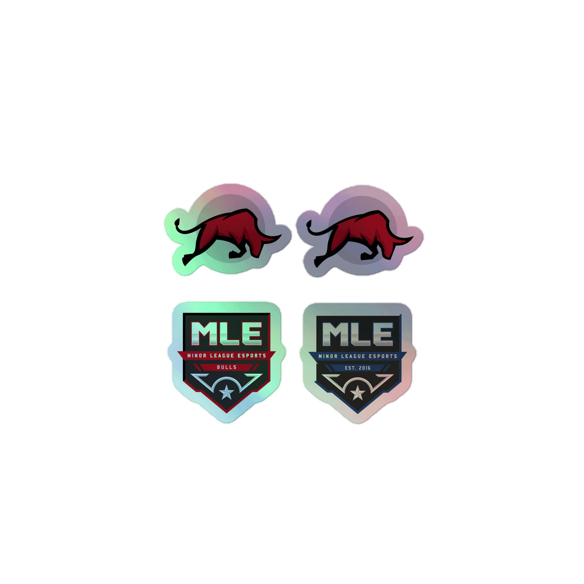Bulls Holographic Sticker Set product image (1)