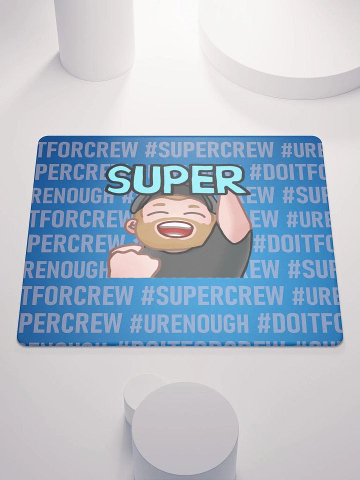 #DOITFORCREW - Gaming Mouse Pad - Blue product image (1)