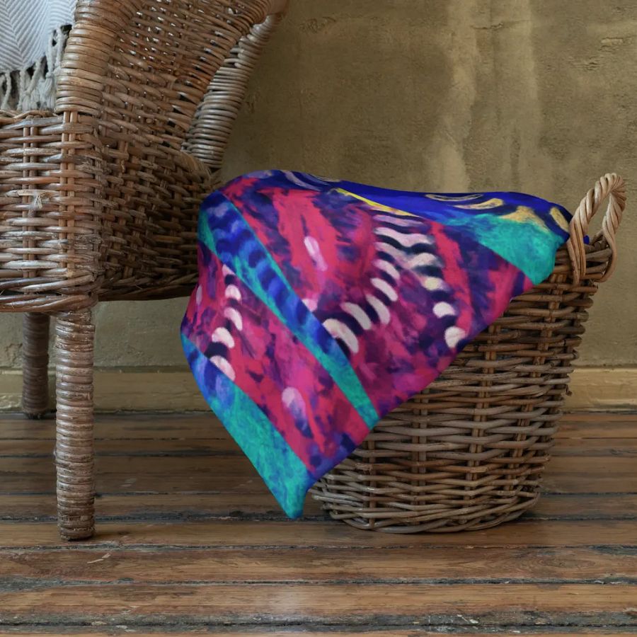 Caribbean Graffiti Throw Blanket product image (22)