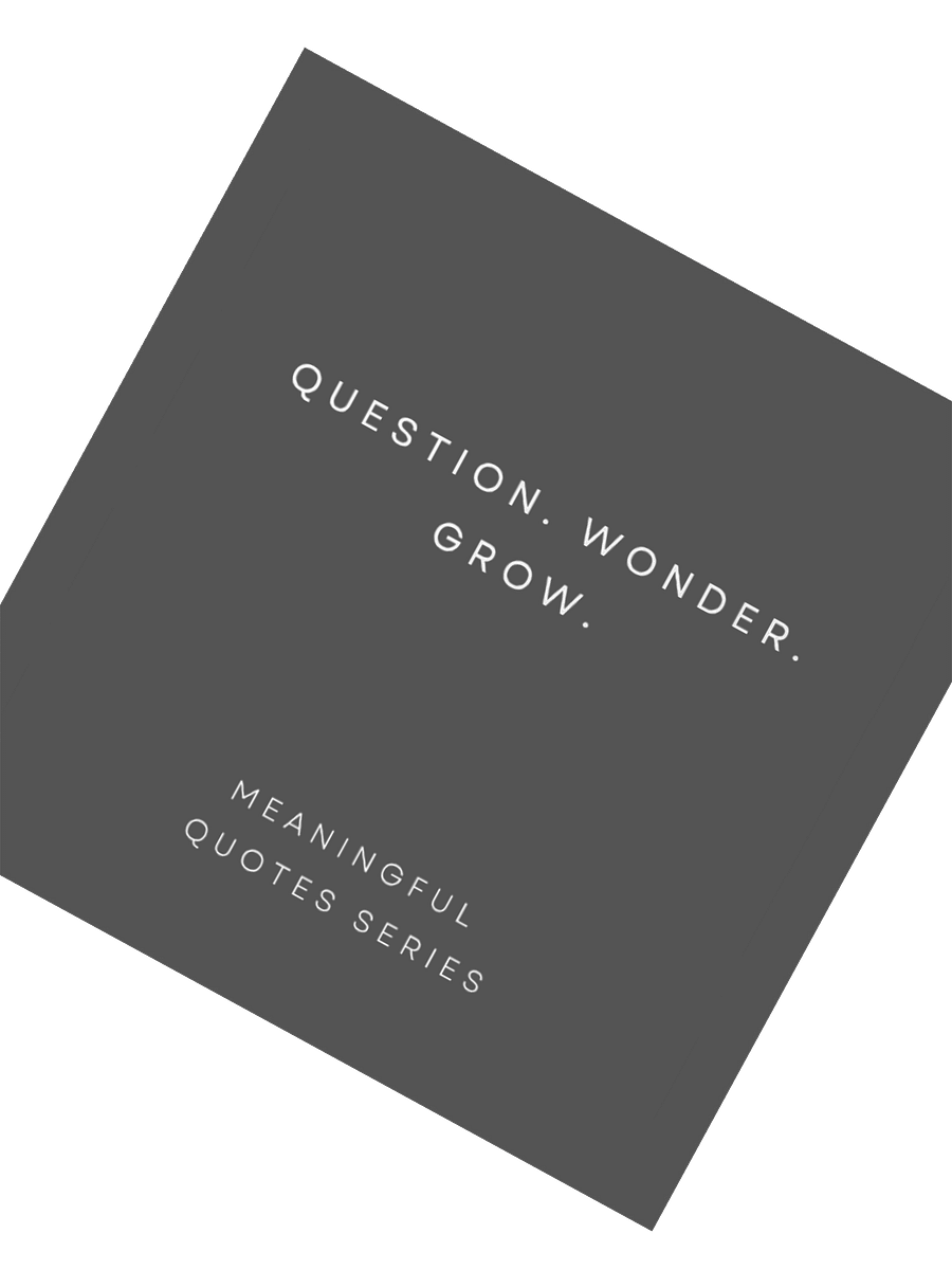 Question. Wonder. Grow. product image (2)