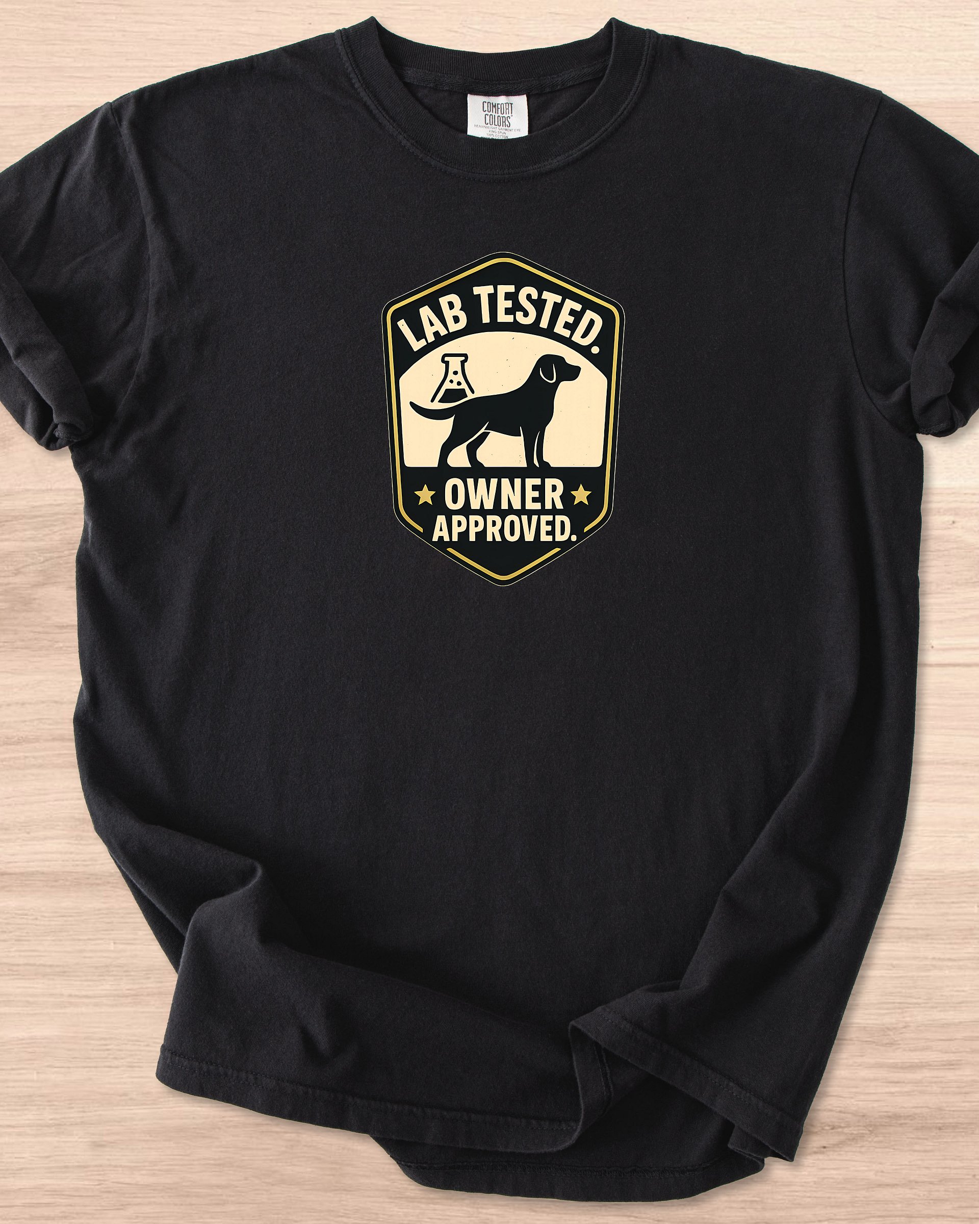 Lab Tested Owner Approved (Labrador Retriever) Tee product image (6)