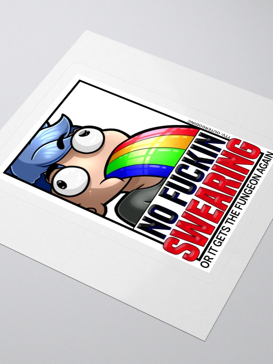 Sticker: No #&$^@ Swearing! product image (4)