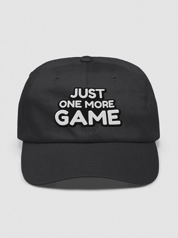 Just One More Game Embroidered Dad Hat product image (3)