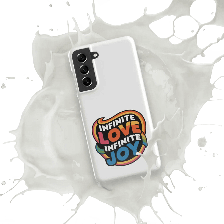 Infinite Love Infinite Joy Snap Case for Samsung (White) product image (10)