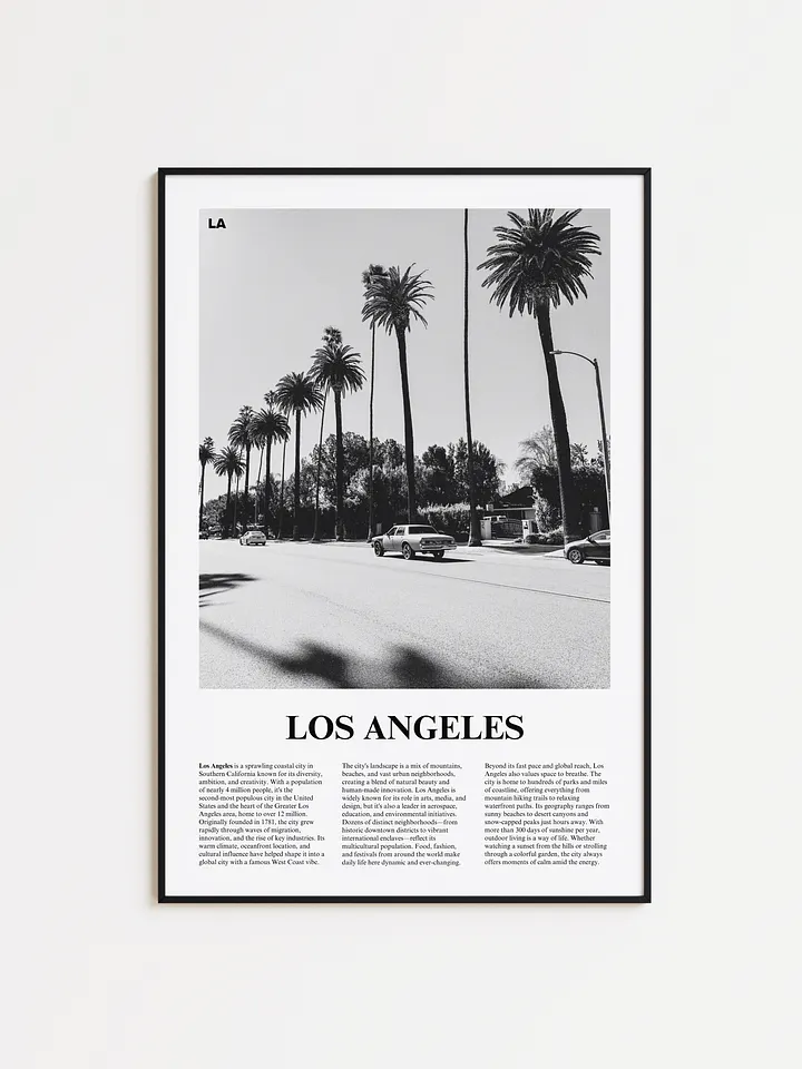 Los Angeles 05 Newspaper Poster product image (1)