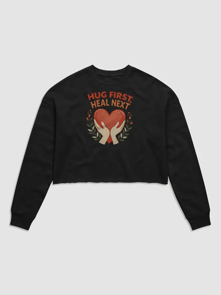 Healing Heart Women's Crop Sweatshirt product image (3)