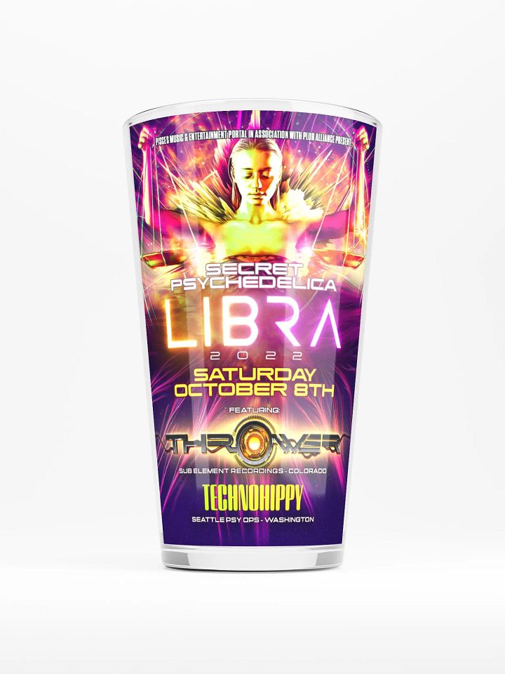 Libra 2022 Shaker Pint Glass product image (1)