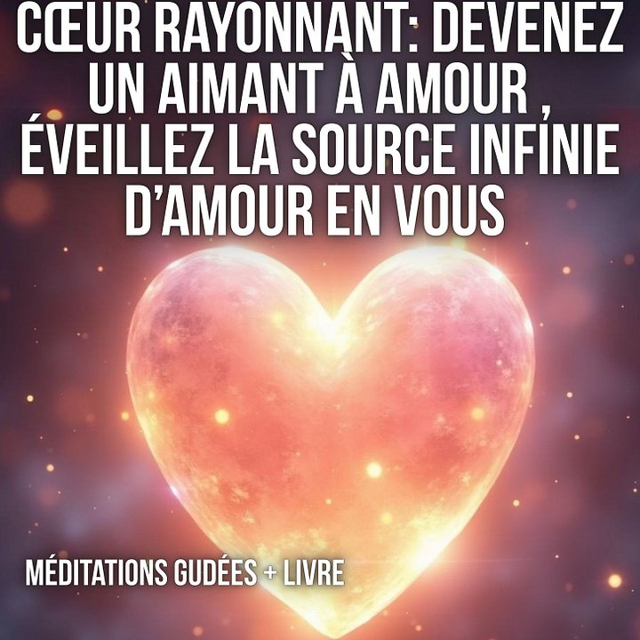 Cœur Rayonnant: Devenez un Aimant à Amour , Éveillez la Source Infinie d’Amour en Vous – Méditations Guidées & Livre product image (1)