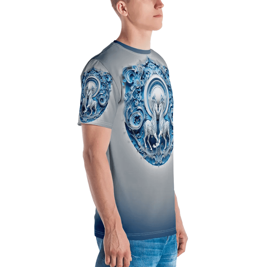 Blue Horse Emblem T shirt product image (3)