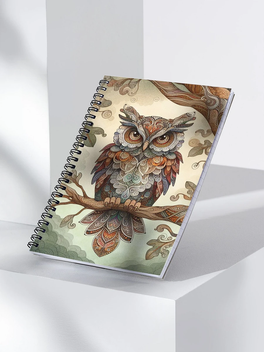 Whimsical Owl Dreams Spiral Notebook product image (3)