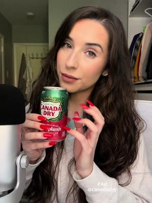 #AD I may just have a new favorite sweet treat drink @canadadry #asmr #CanadaDry #asmrwhispering #asmrsounds 