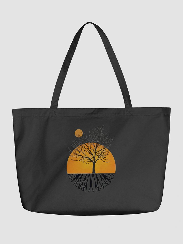 Symmetrical Sunset Tree Organic Tote product image (2)