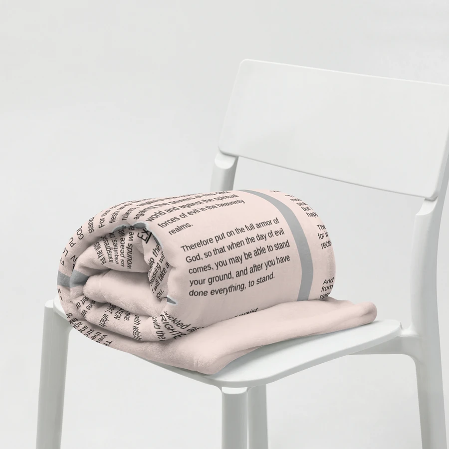 Armour Of God Blush Pink Prayer Blanket product image (10)