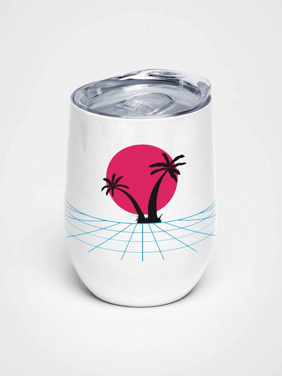 Retro Sunset Wine Tumbler product image (1)