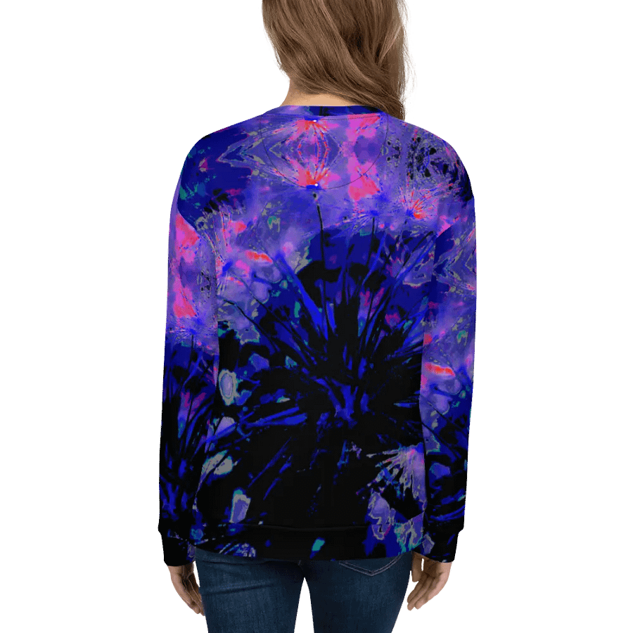 Abstract Funky Neon Dandelion Seeds Unisex Sweatshirt product image (10)