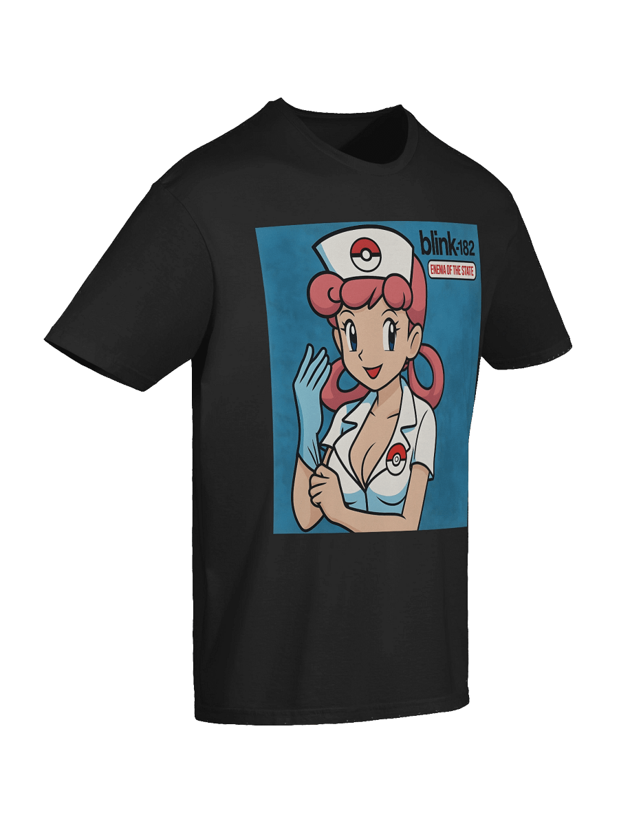 Nurse Joy × Blink-182 – Enema of the State Parody Tee product image (100)