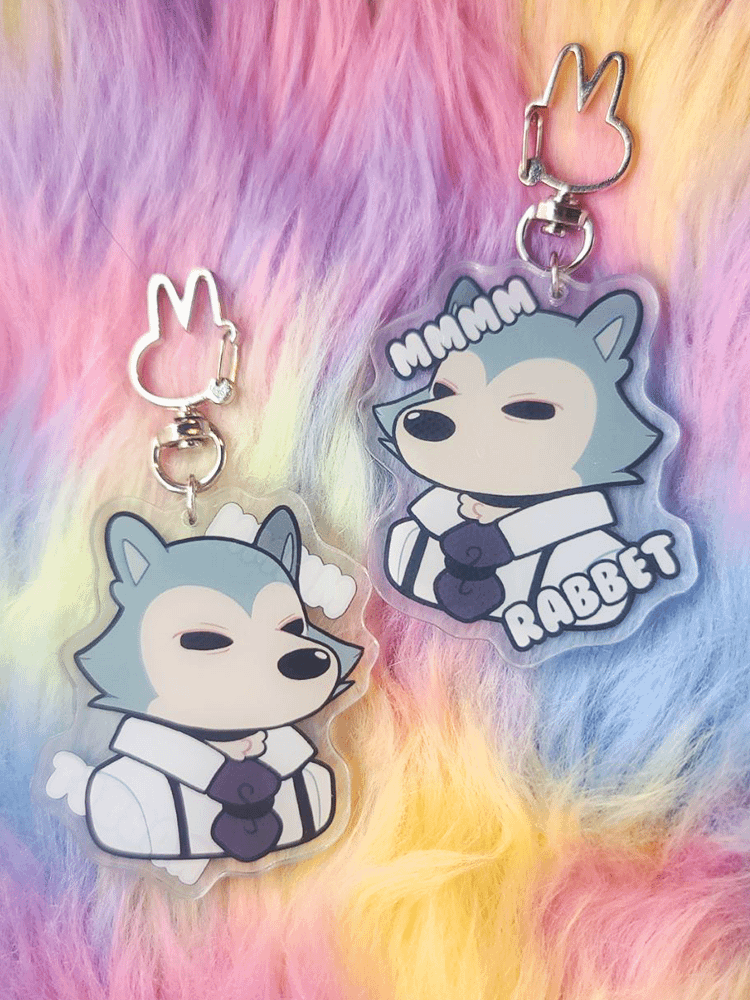 Mmm... Rabbet... | Acrylic Charm product image (2)