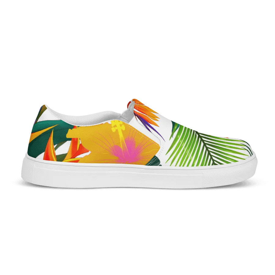 Tropical Blooms Slip-On Canvas Shoes product image (10)