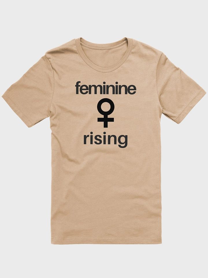 Feminine Rising Tee. (Black Font) product image (8)