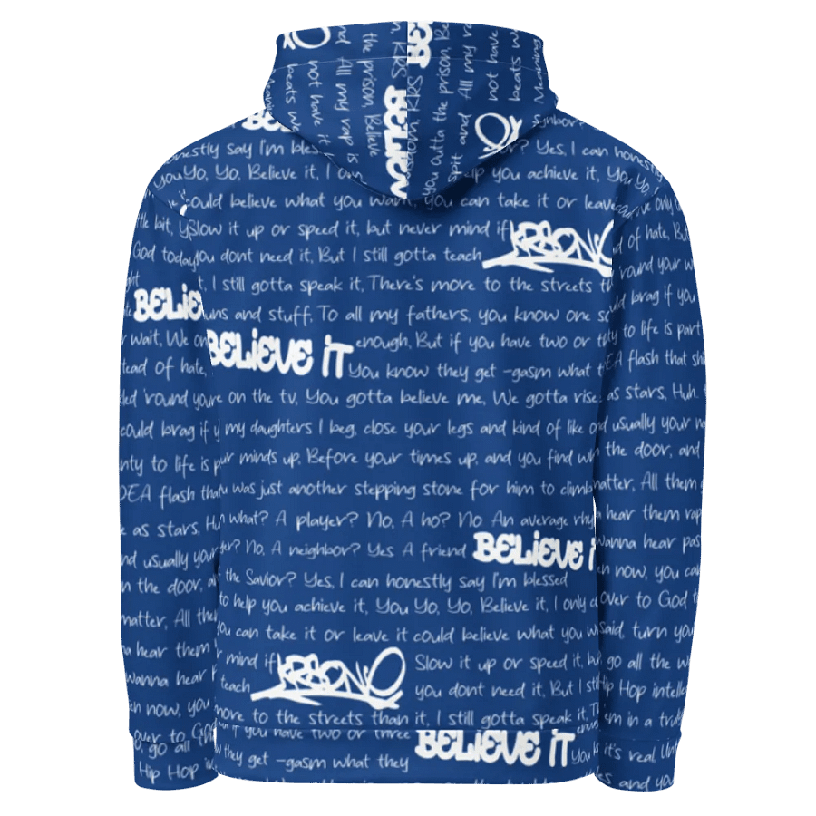 Believe It - KRS-One - BLUE - Unisex Hoodie product image (3)