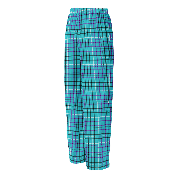 Teal Plaid Pajama Pants product image (2)