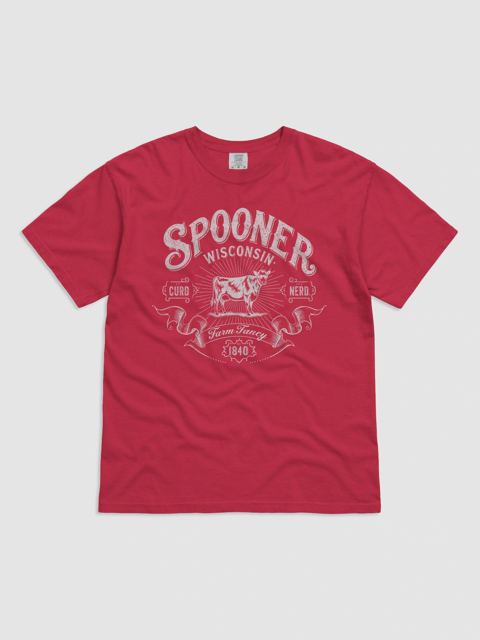 Spooner Curd Nerd Vintage Tee product image (1)