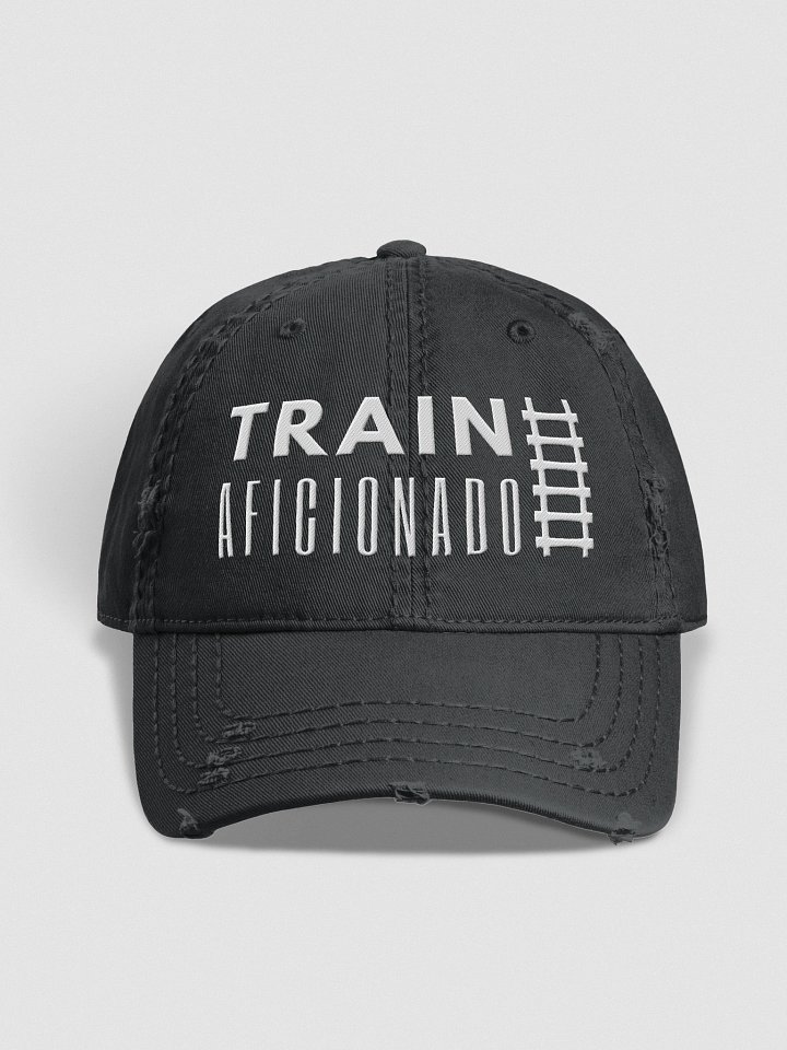 Train Aficionado Distressed Dad Hat product image (1)