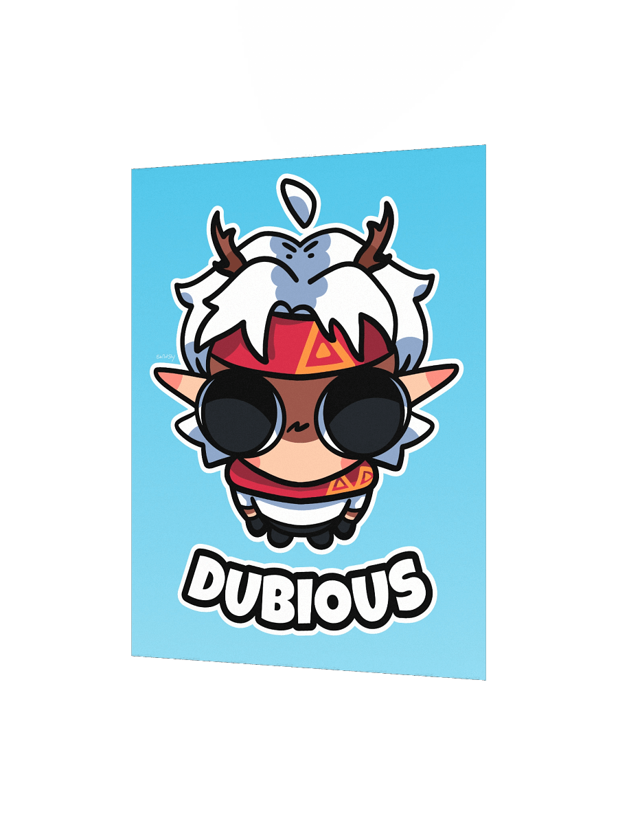 "DUBIOUS GOOBER" Poster product image (4)