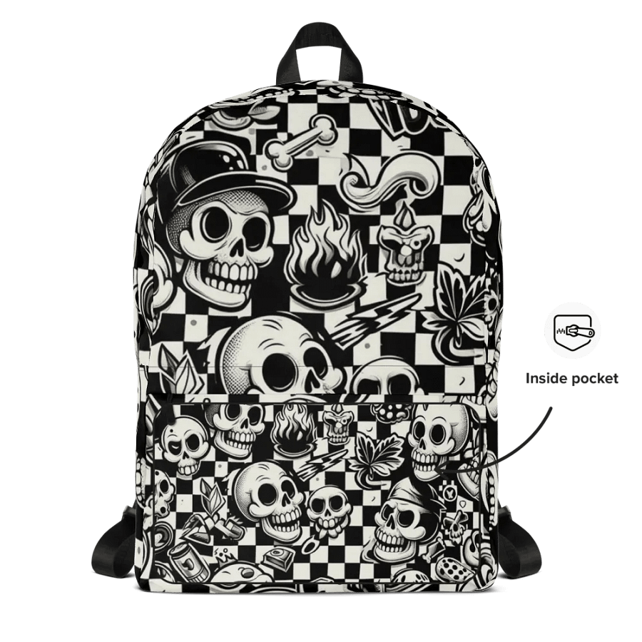 Whimsical Skulls All-Over Print Backpack product image (4)