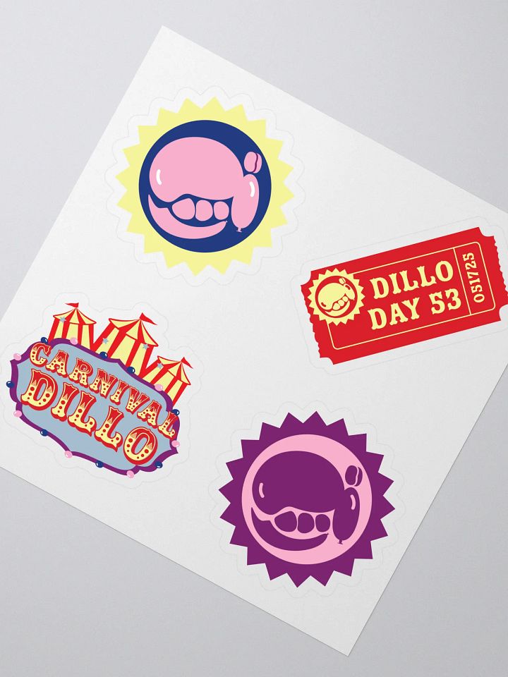 Stickers - Carnival Dillo Set 1 product image (2)