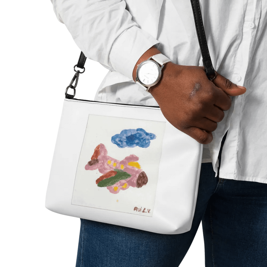 Kid Airplane (All-Over Print Crossbody Bag) product image (3)
