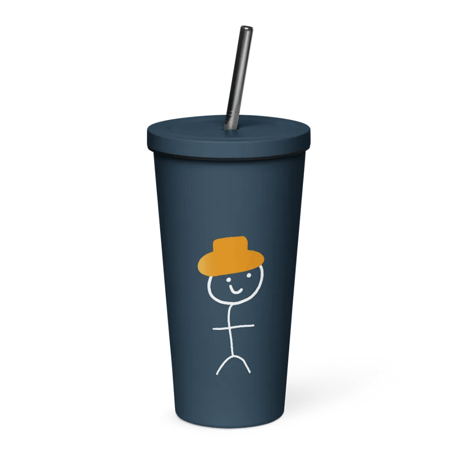McKaty's StickCowboy Tumbler (Black / Navy) product image (1)