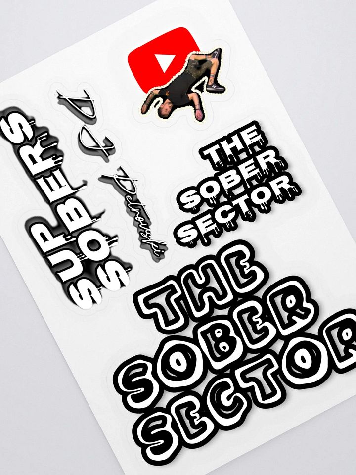 Sober Sector Sticket Sheet product image (1)