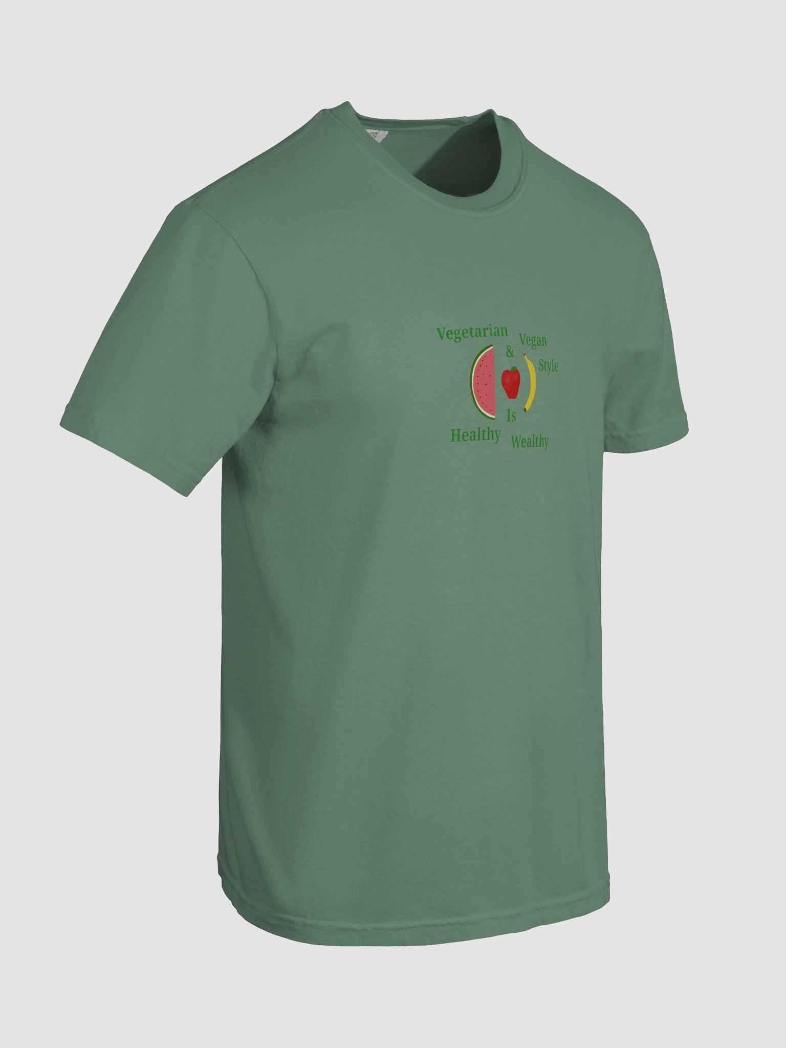 Healthy & Wealthy Vegetarian T-Shirt product image (8)
