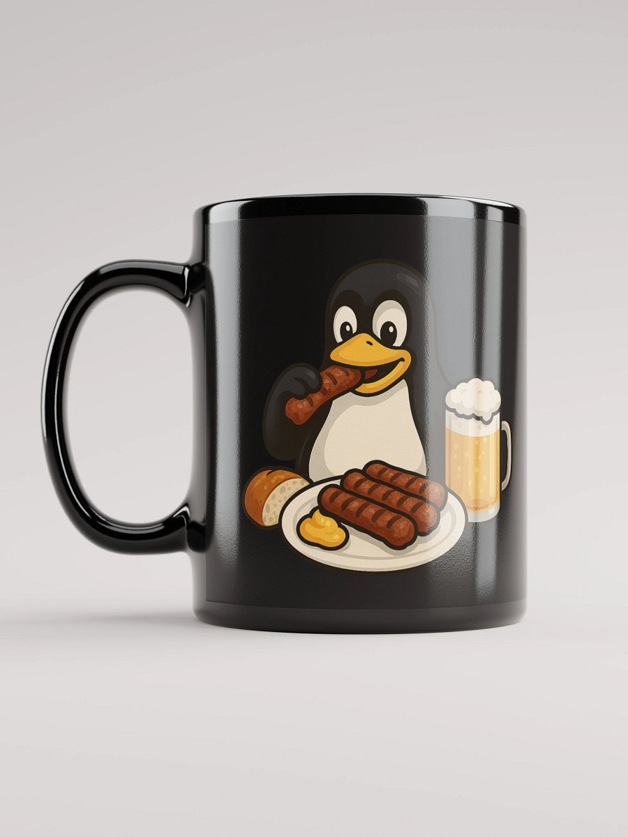 Black Mug - Tux BBQ product image (6)